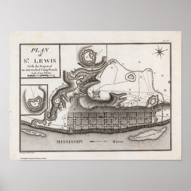 Poster Plan de St Lewis (Devant)