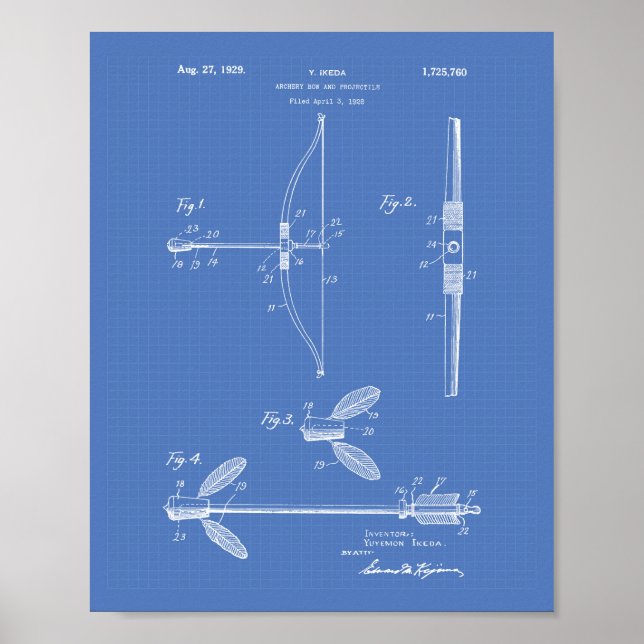 Poster Plan directeur de 1929 pour l'art breveté (Devant)