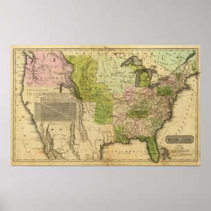 Poster Plan d'Olney des États-Unis