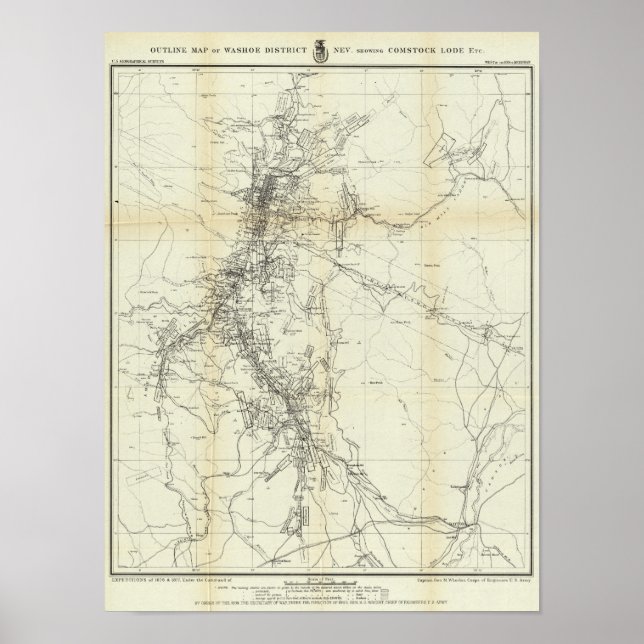 Poster Plan du district de Washoe (Devant)
