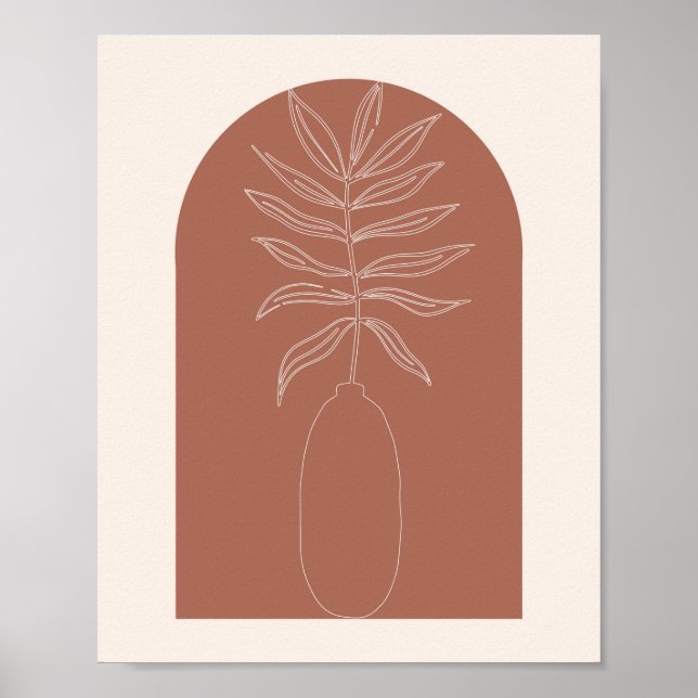 Poster Plan Plante Boho Arch 4 (Devant)