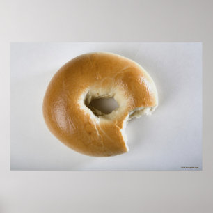 Poster Plan rapproché d'un bagel