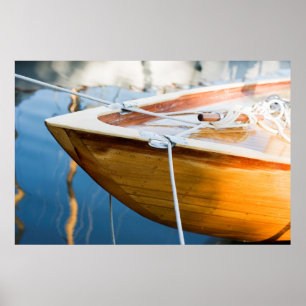 Poster Plan rapproché sur attaché le bateau