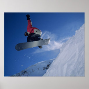 Poster Planche à neige à Snowbird Resort, Utah (MR)