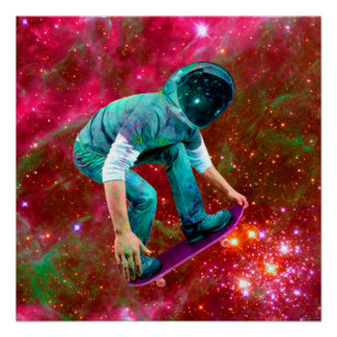 Poster Planche à roulettes