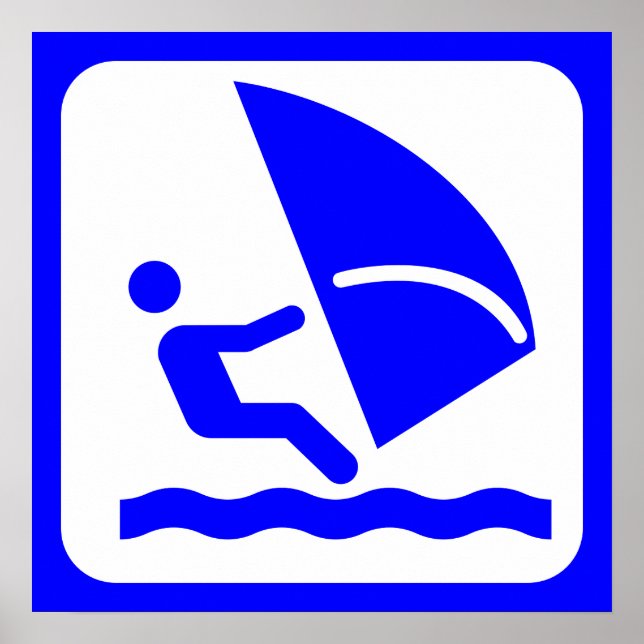 Poster planche à voile-303772 planche à voile surf eau éo (Devant)