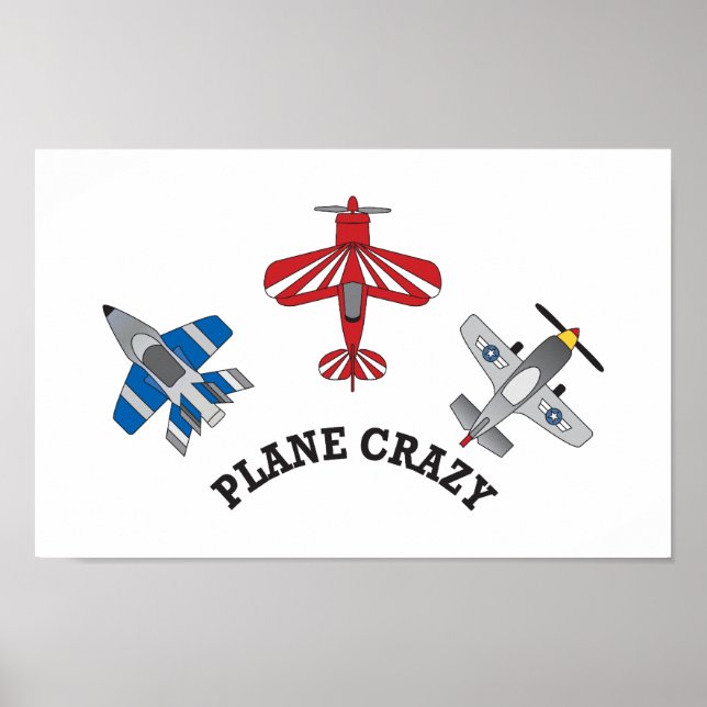 Poster Plane Crazy (Devant)