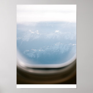 Poster Plane Window Vue | Travel Photography print