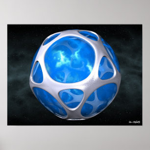 Poster Planète bleue