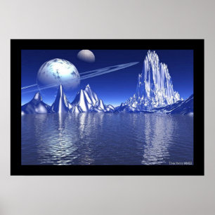 Poster Planète bleue
