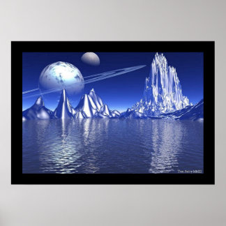 Poster Planète bleue