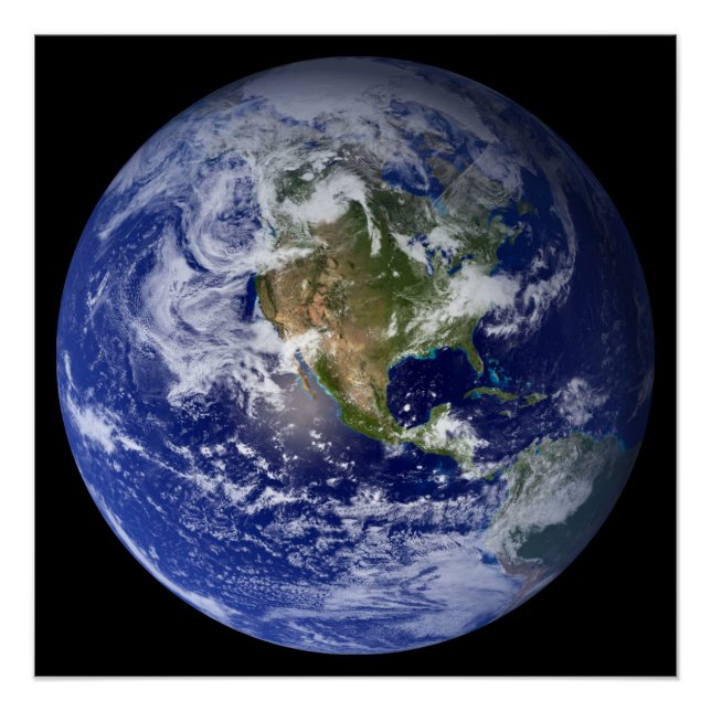 Poster Planète bleue Terre (Devant)