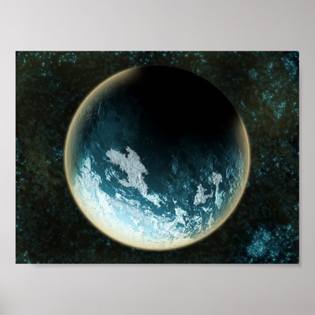 Poster Planète de glace (Devant)