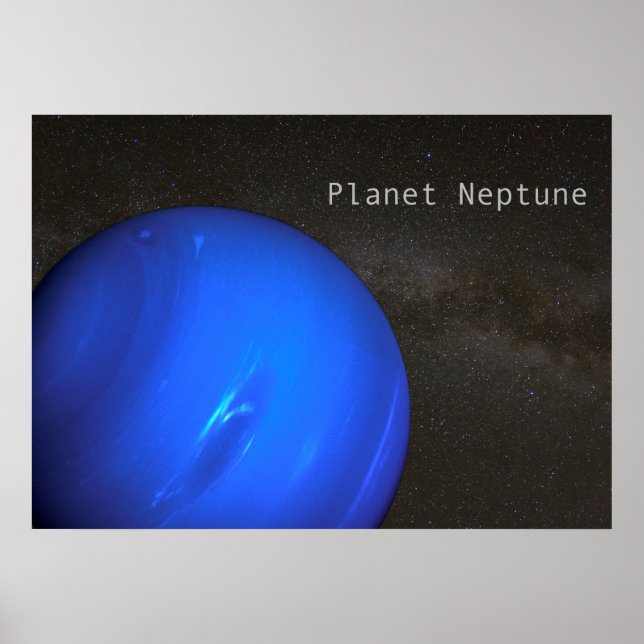 Poster Planète Neptune (Devant)