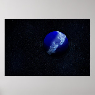 Poster Planète - Nouvelle-Zélande