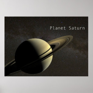 Poster Planète Saturne