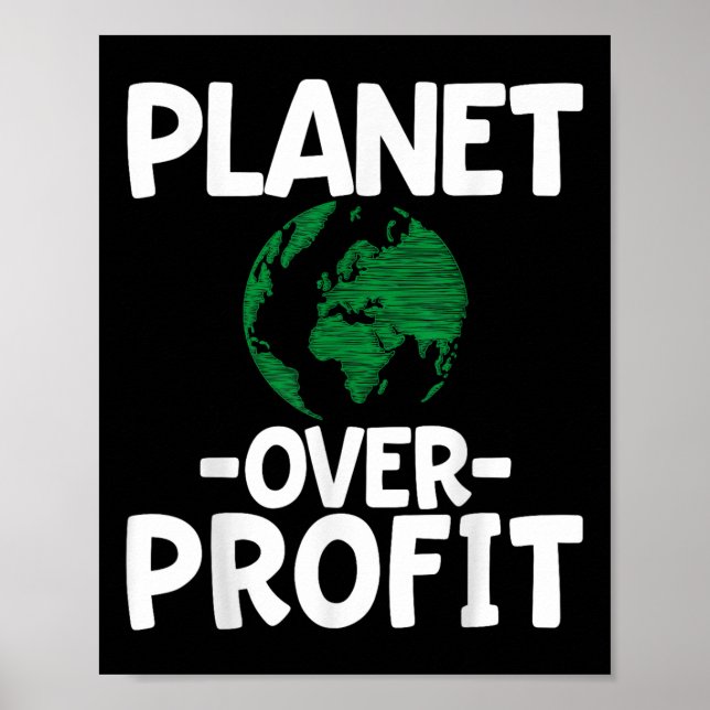 Poster Planète sur le profit (Devant)