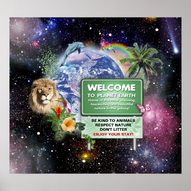 Poster Planète Terre (Devant)