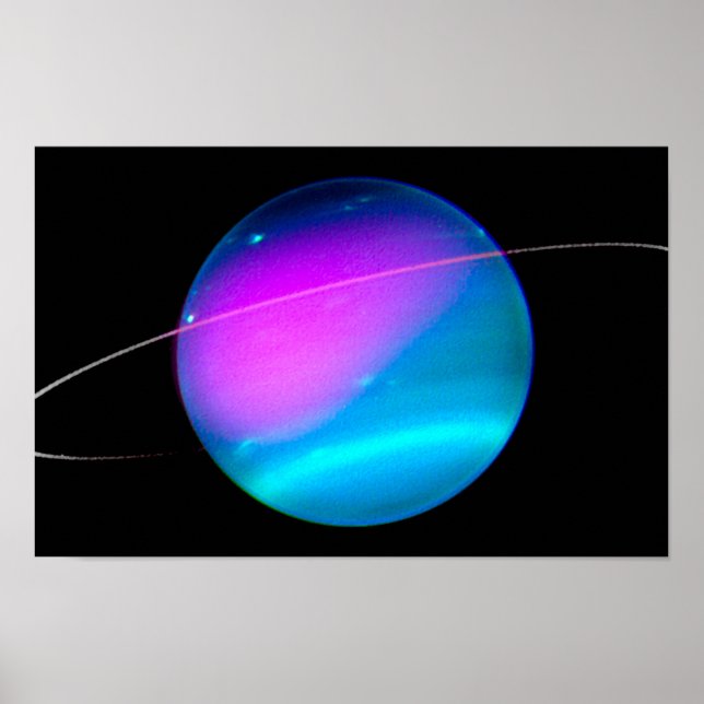 Poster Planète Uranus (Devant)