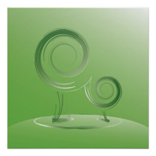 Poster planète verte