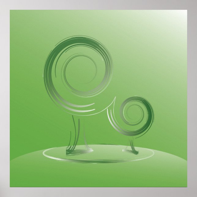 Poster planète verte (Devant)