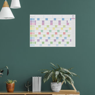 Poster Planificateur annuel imprimable 2026 | Calendriers