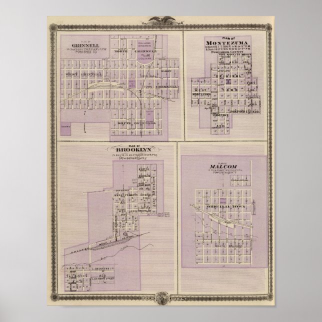 Poster Plans de Brooklyn, Grinnell (Devant)