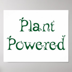 Poster Plant Powered