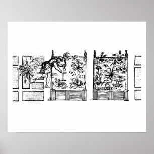 Poster Plantant dans les lits augmentés, 'du Laby du
