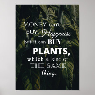 Poster Plante du bonheur
