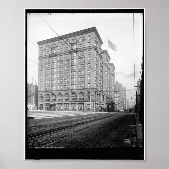Poster Planters Hotel, St Louis, 1950 (Devant)