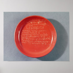Poster Plaque avec texte celtique, 1er-2e siècle