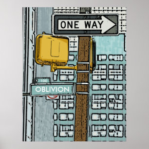 Poster Plaque de rue