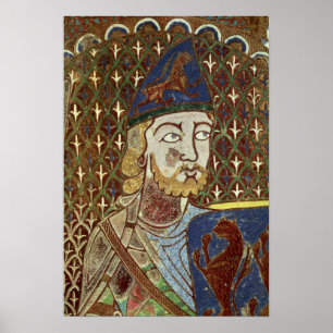 Poster Plaque de tombe de Geoffrey Plantagenet