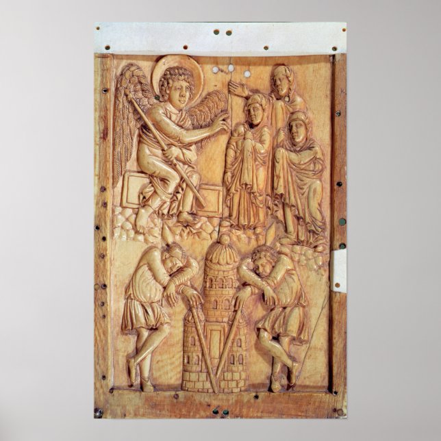 Poster Plaque représentant les saintes femmes à la tombe (Devant)