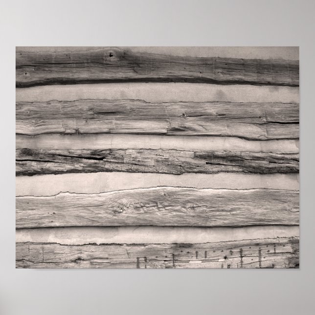 Poster Plaques en bois (Devant)