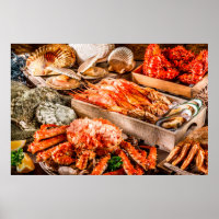 Plat de cuisine de fruits de mer en tant que dîner