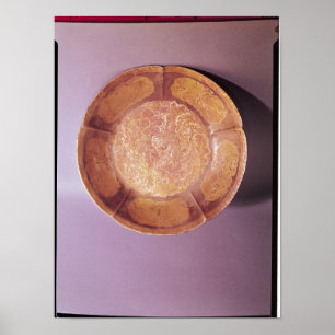 Poster Plat gravé, dynastie Tang