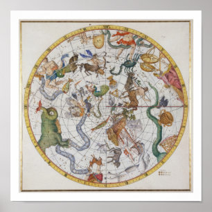 Poster Plate 27 from 'Atlas Coelestis', by John Flamsteed