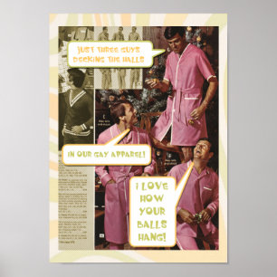 Poster Plate-forme l'affiche gaie drôle de halls