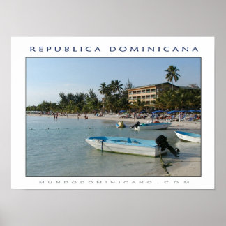 Poster Playa Boca Chica