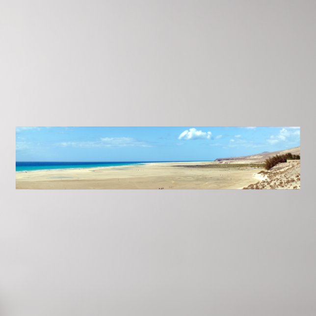 Poster Playa de Sotavento - Fuerteventura (Devant)