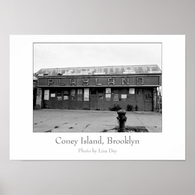 Poster 'Playland Arcade' (Devant)