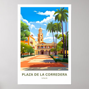 Poster Plaza De La Corredera Espagne