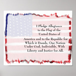Poster Pledge Of Allegiance