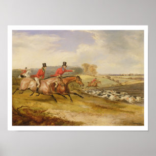 Poster Plein cri, Hall du célibataire, 1835 (huile sur la