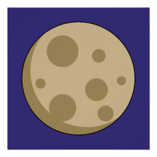 Poster Pleine lune