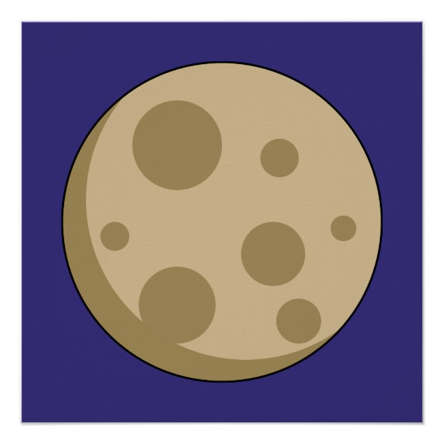 Poster Pleine lune (Devant)