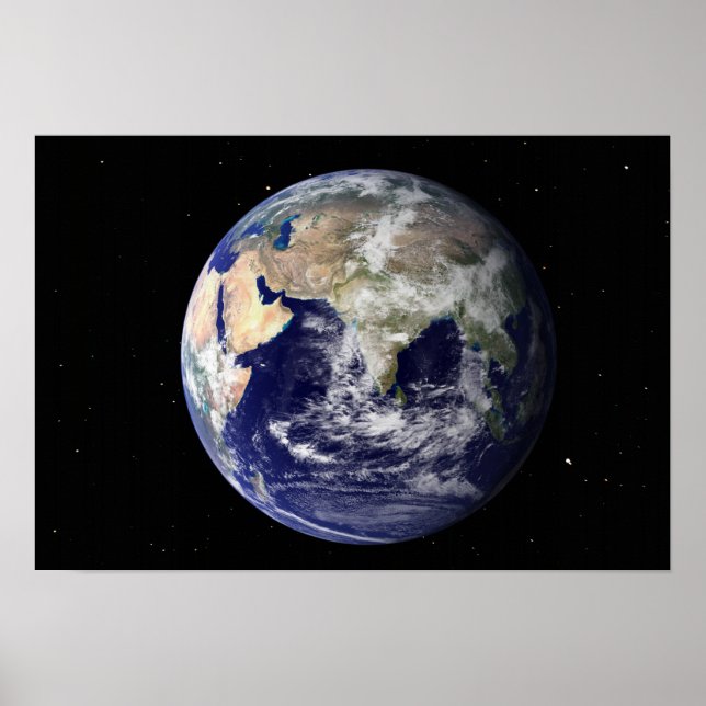 Poster Pleine Terre montrant Europe et Asie 2 (Devant)