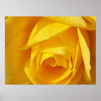 Poster Pliages jaunes